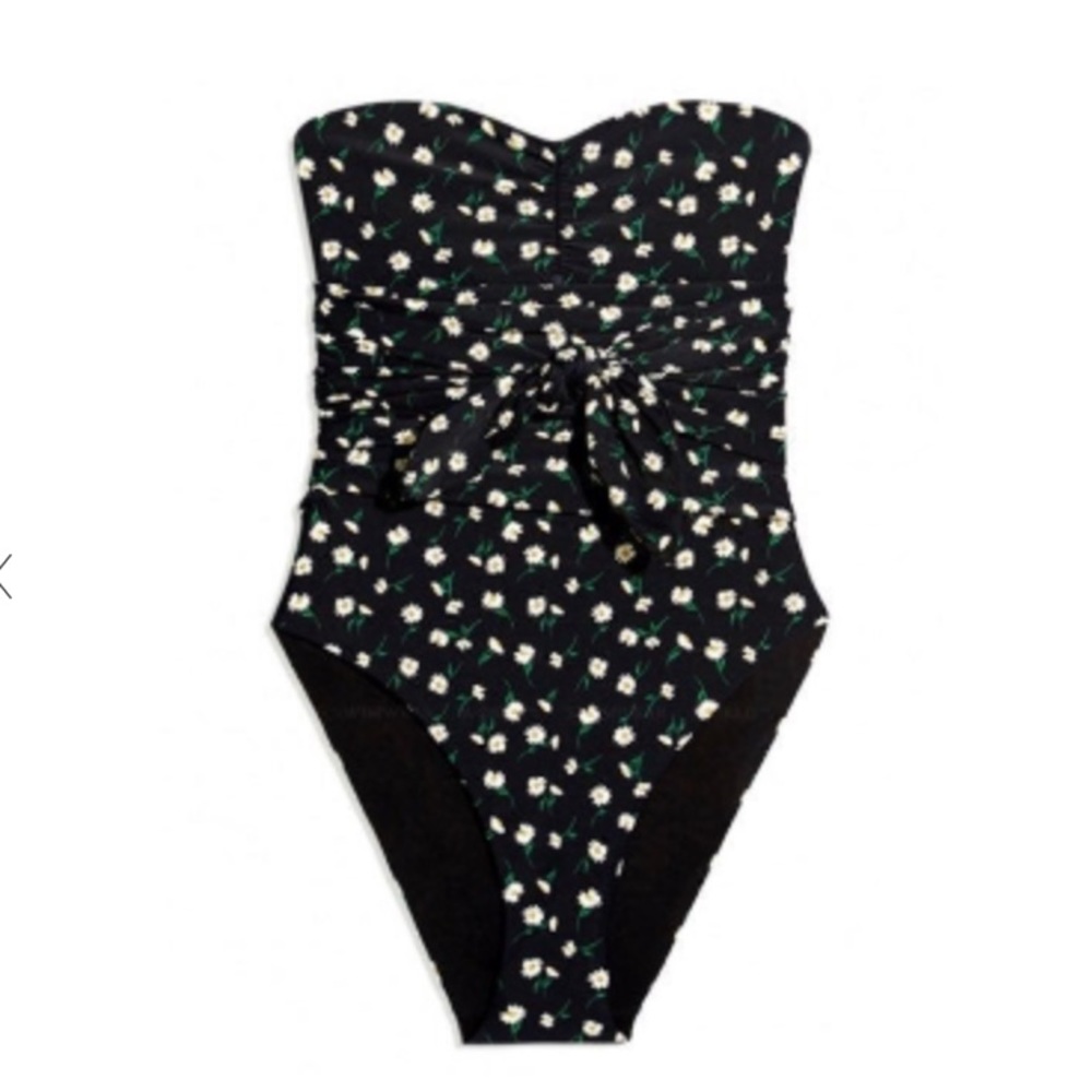 WE WORE WHAT x ONIA STRAPLESS ONE PIECE